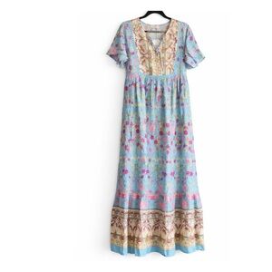 Rusttydustty 0XL Floral V-Neck dress new with tags